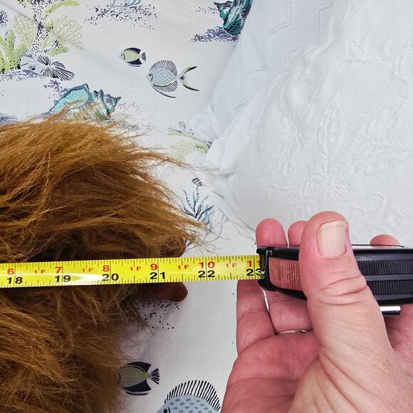 Vintage 1988 Plush Creations Ollie The Orangutan Primate Realistic Ape 21” - Picture 8 of 10